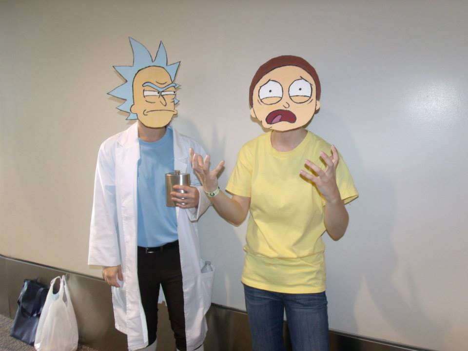 Nailed the facial expressions, but Morty isn’t 6ft tall. 